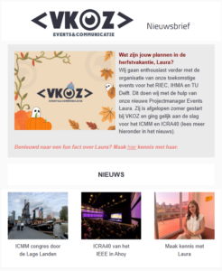 VKOZ events & communicatie nieuwsbrief oktober herfst