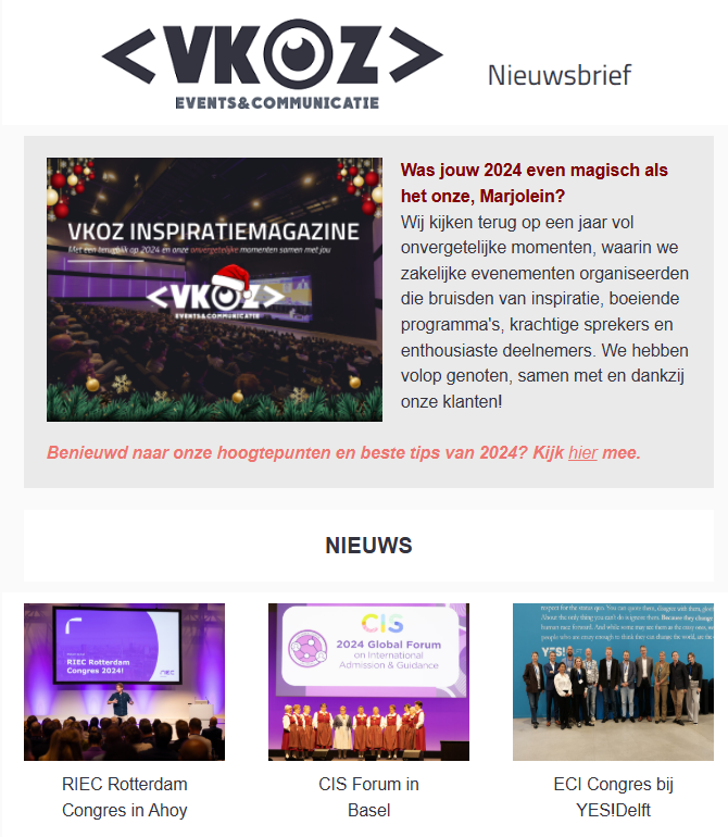 VKOZ nieuwsbrief december 2024