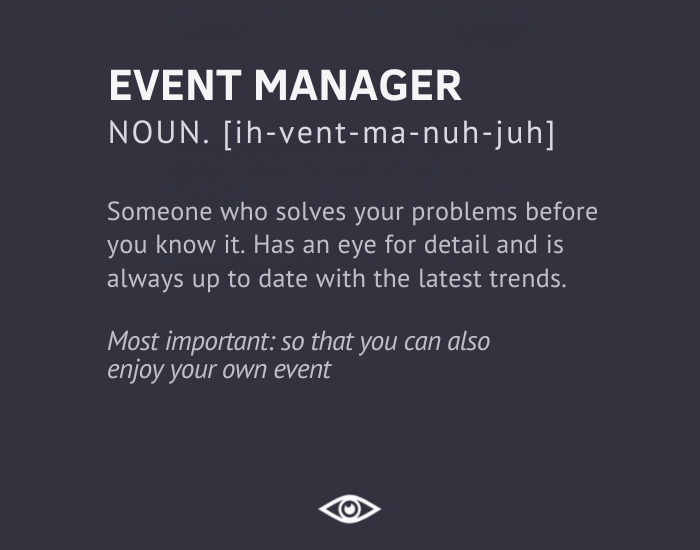 Event manager English