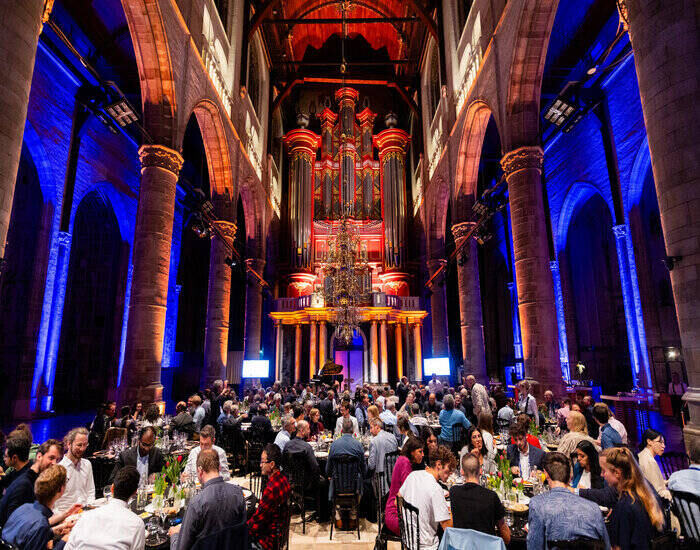 Gala diner Laurenskerk evenementenlocatie VKOZ events & communicatie